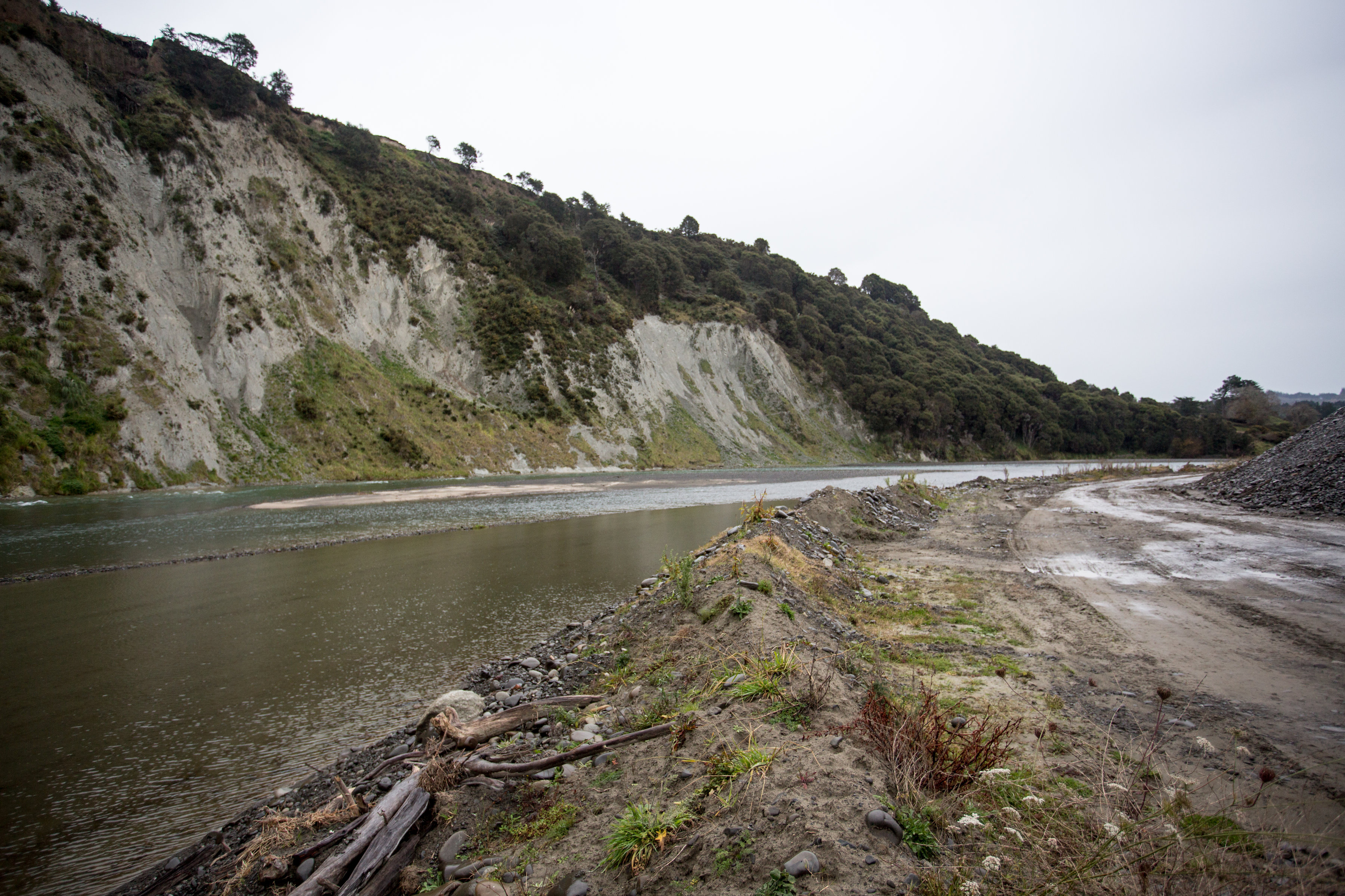 Mōhaka River cliff face